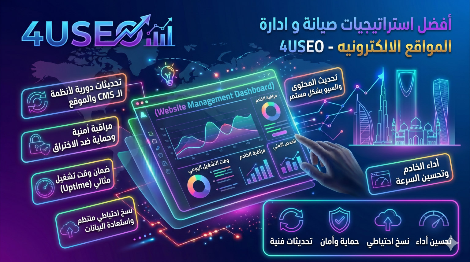 صيانة و ادارة المواقع الالكترونيه