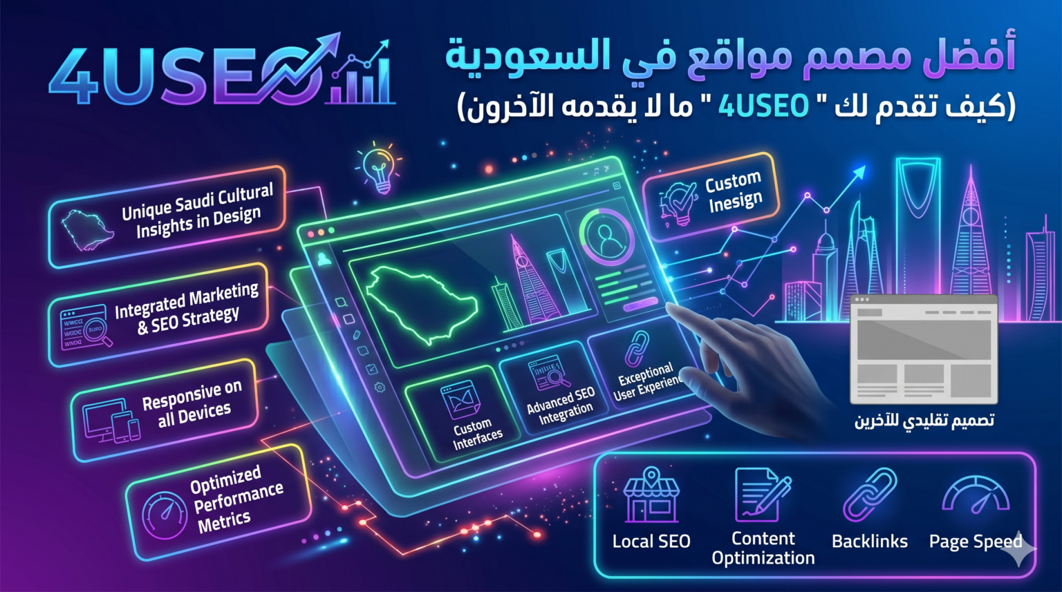 افضل مصمم مواقع في السعودية