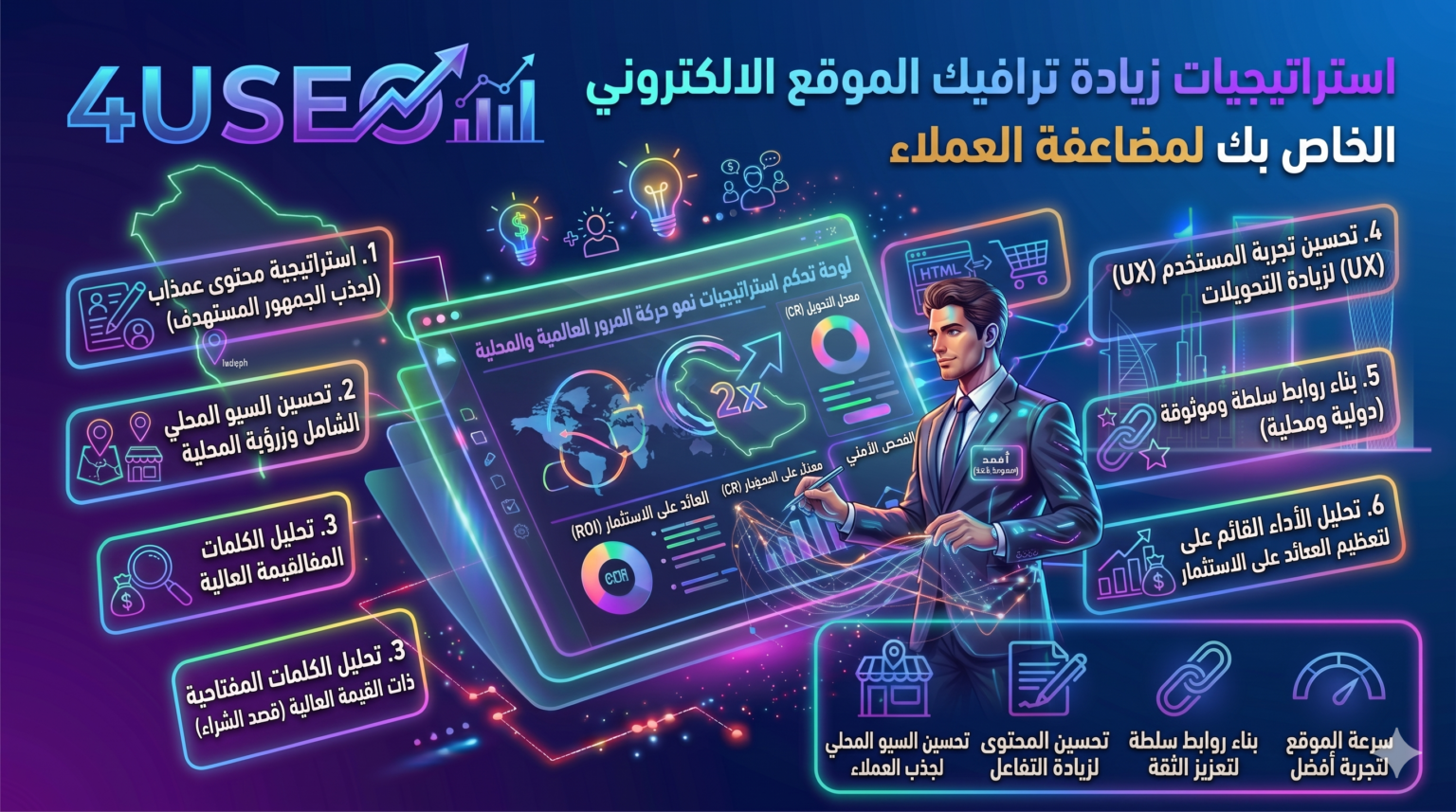 زيادة ترافيك الموقع