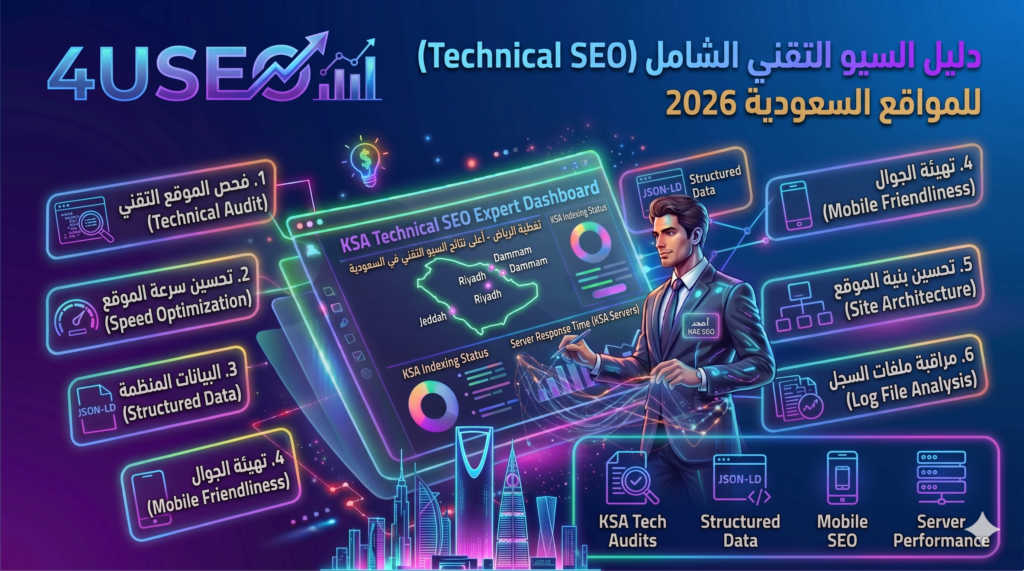 دليل السيو التقني الشامل (Technical SEO) للمواقع السعودية 2026